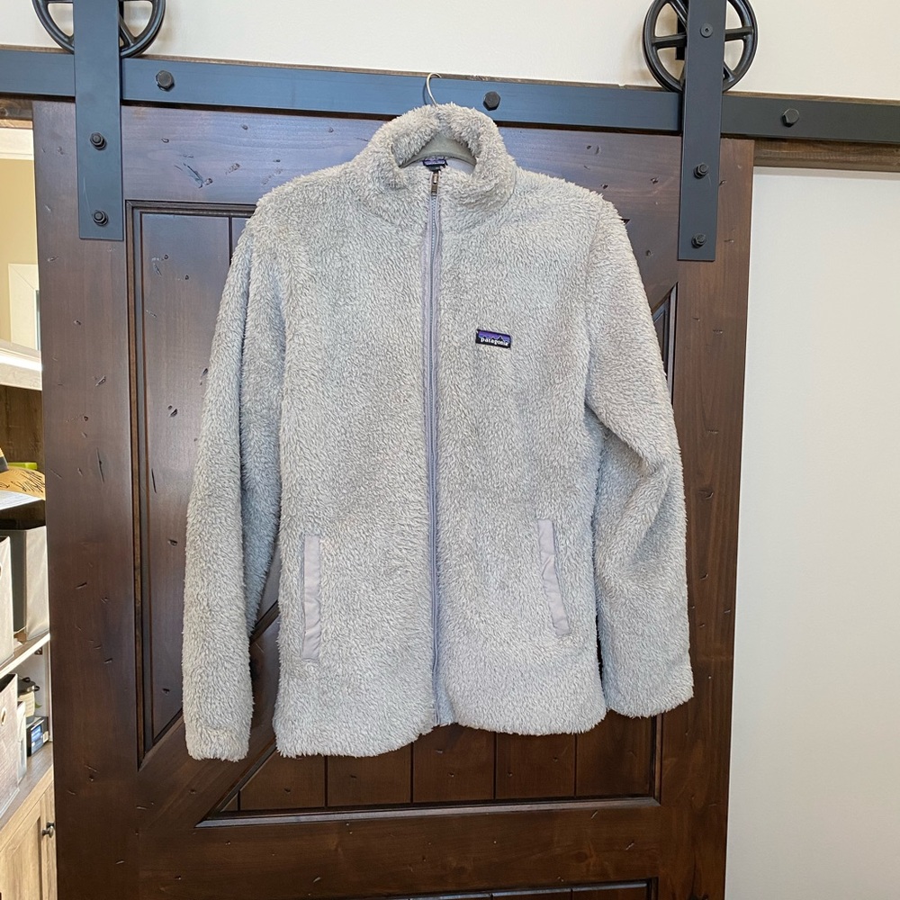 Patagonia Los Gatos Fleece Jacket - Salt Grey Heather, XL